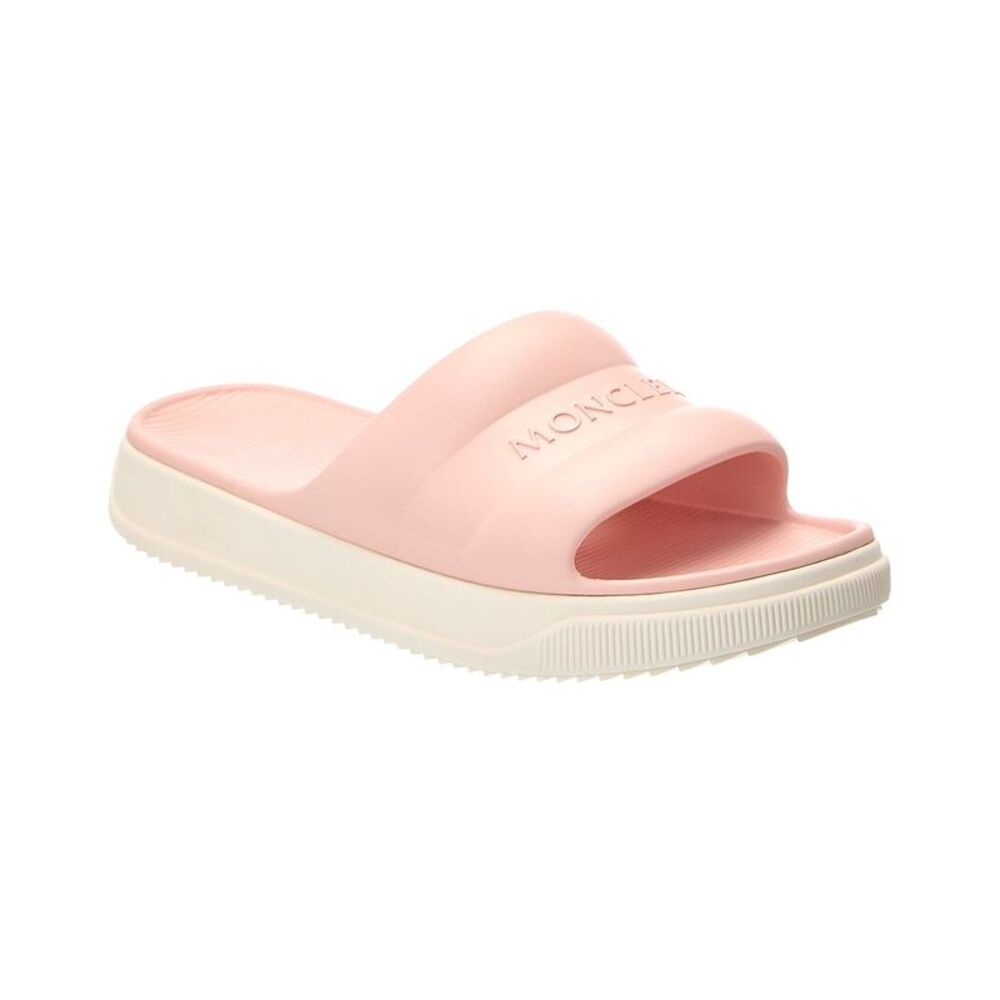 Moncler Altive Rubber Slide, Pink